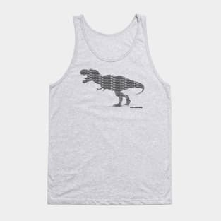 Tyrannosaurus Rex Typography Tank Top